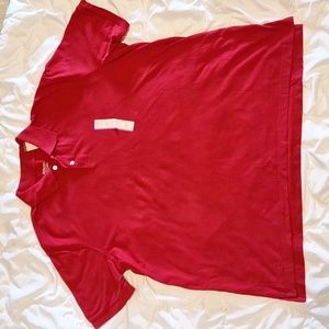 Mens Polo Shirt, XXL, Red
